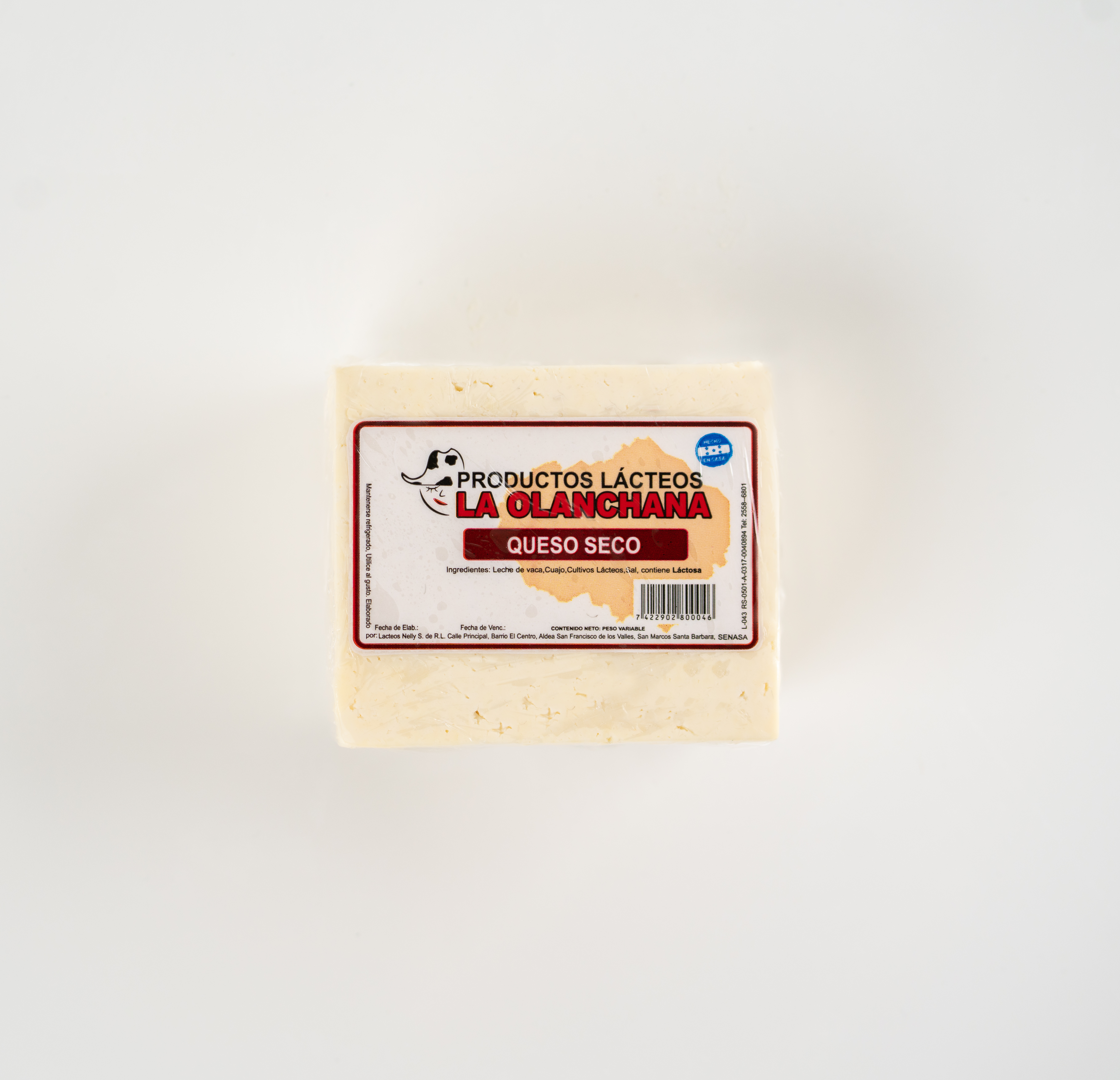 Queso Seco La Olanchana Unidad