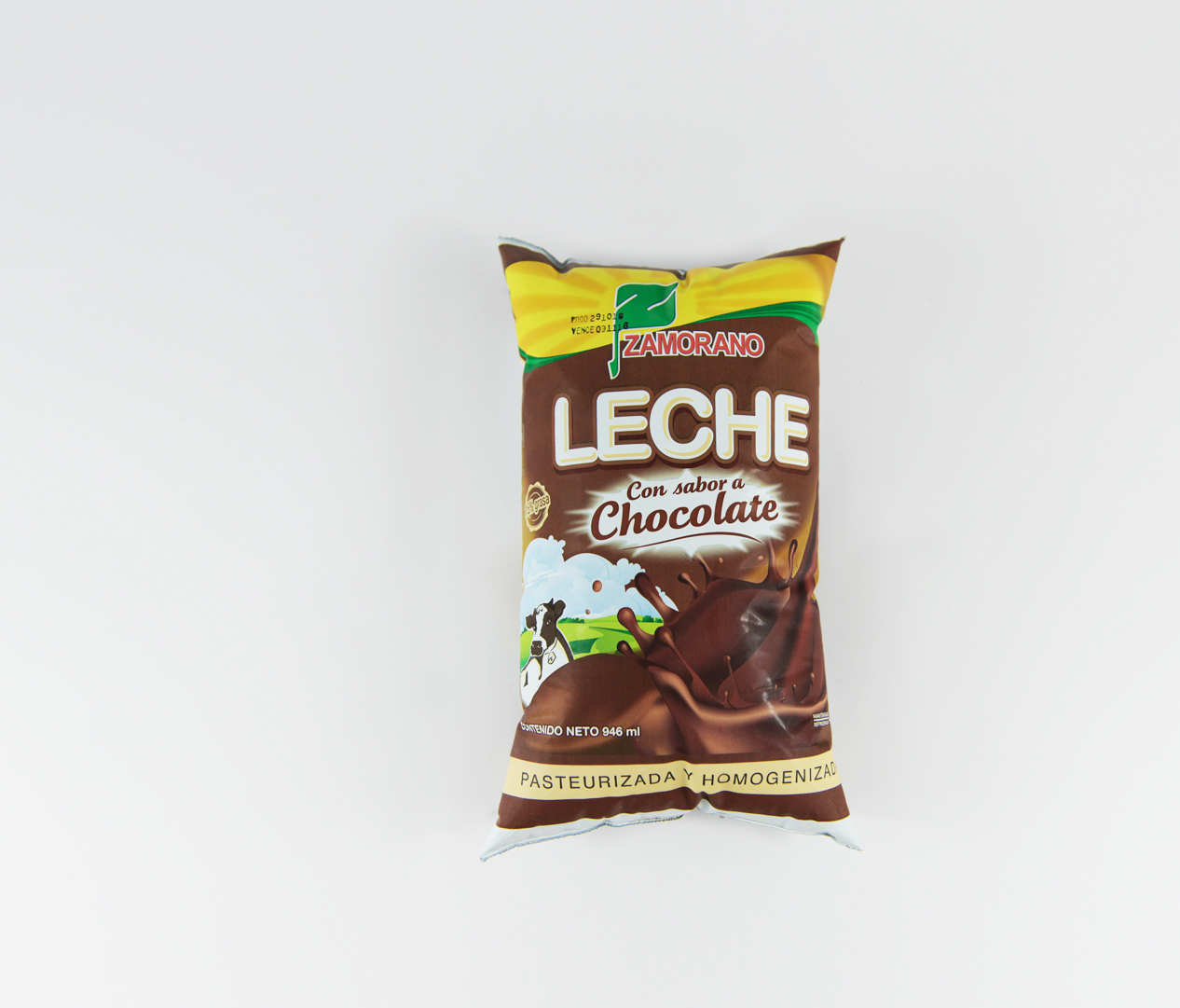 Leche sabor chocolate, Bolsa 946 mL