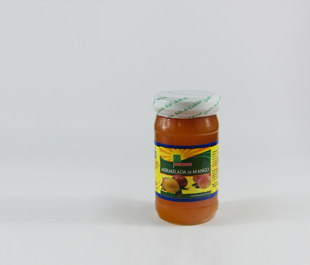 MERMELADA DE MANGO, F/250 GRS C/U