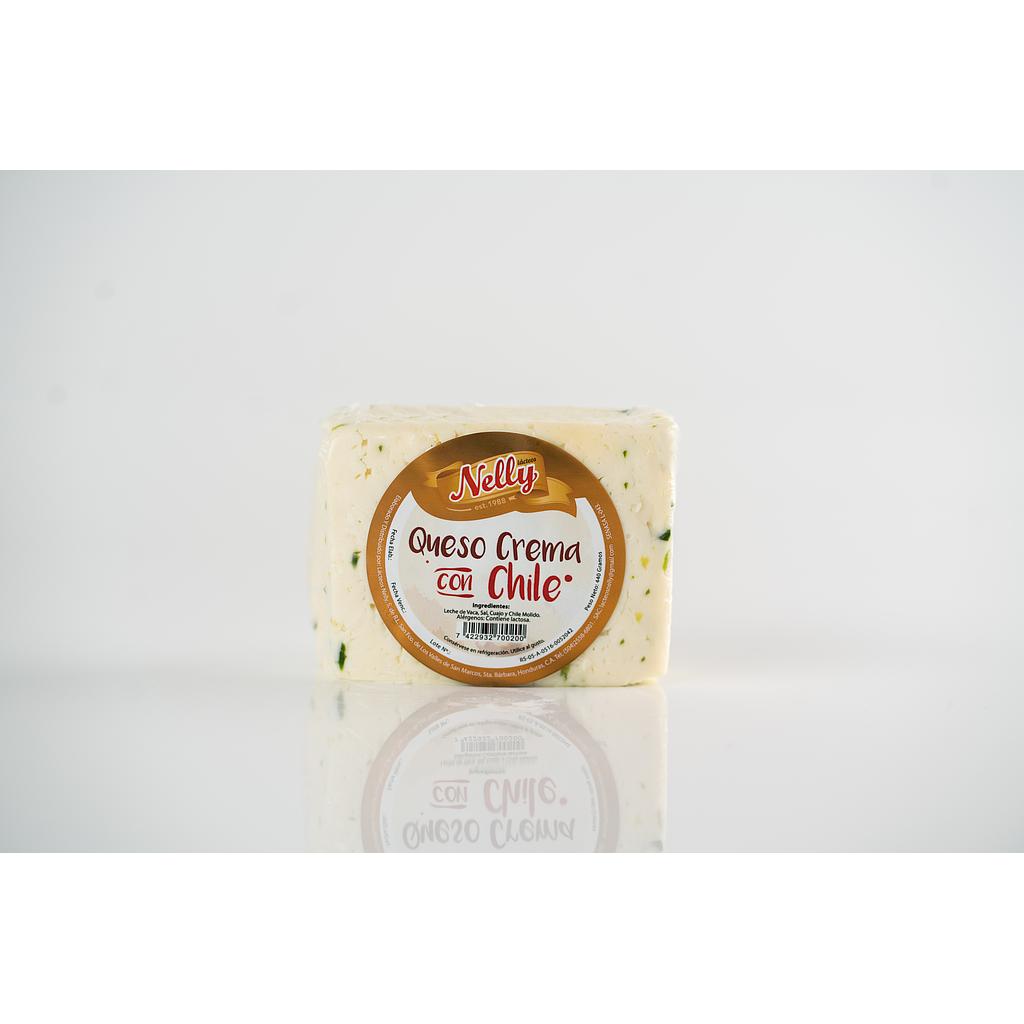Queso Crema Con Chile Nelly Unidad